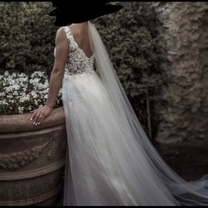 Custom made wedding dress from Europe